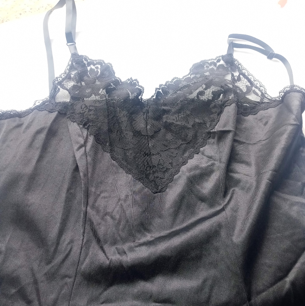 Vassarrette Cami, black, Large